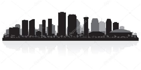 New Orleans city skyline silhouette — Stock Vector © Yurkaimmortal ...