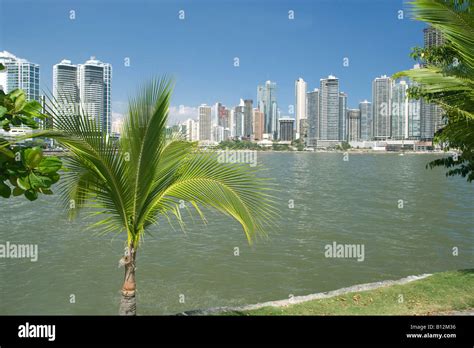 DOWNTOWN SKYLINE PANAMA CITY PANAMA Stock Photo - Alamy