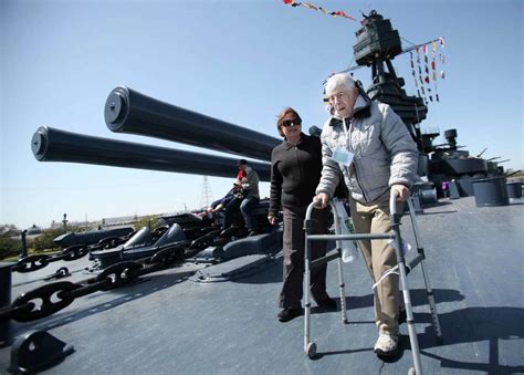 Old Battleship Texas sailors honored as vessel marks 100th anniversary