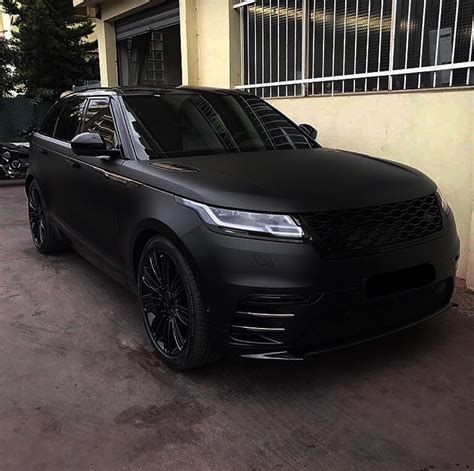 The matte black outside of the car adds dimension to the car and has a ...