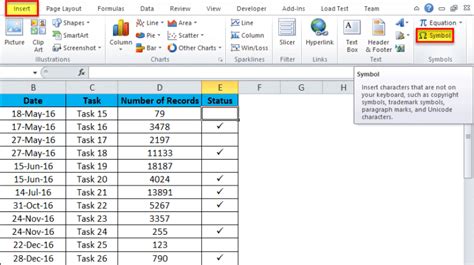 CheckMark in Excel (Examples) | How to insert checkmark symbol?