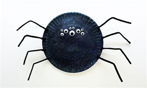 Paper Plate Spider Craft for Kids - The Craft-at-Home Family