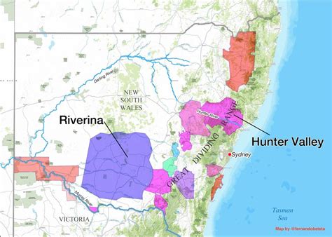 Map Of Riverina District Nsw - Map Of The Suez Canal