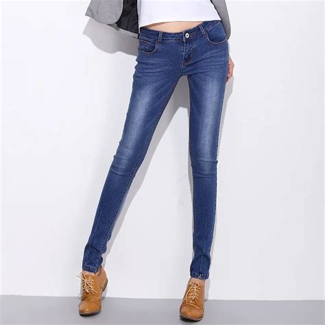 2016 American Apparel Women Jeans Fashion Women Dames Jeans Broek Women's Skinny Leg Jeans Pants ...