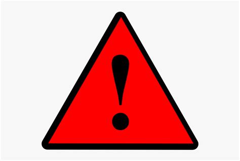 Red Warning Sign Png - Warning Light Clipart, Transparent Png - kindpng