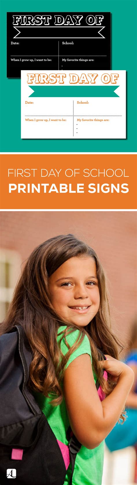 DIY First Day of School Signs - American Lifestyle Magazine