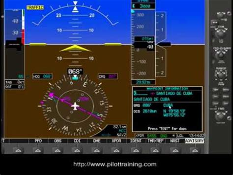 Flight Planning with the G1000 Glass Cockpit Training Video - YouTube