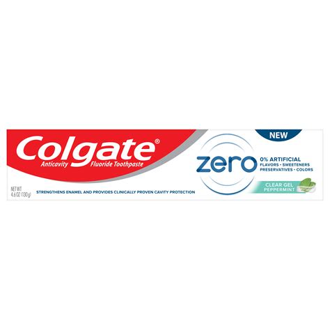 Colgate Zero Vegan Fluoride Toothpaste, Natural Flavor, Peppermint Gel - Ingredients ...