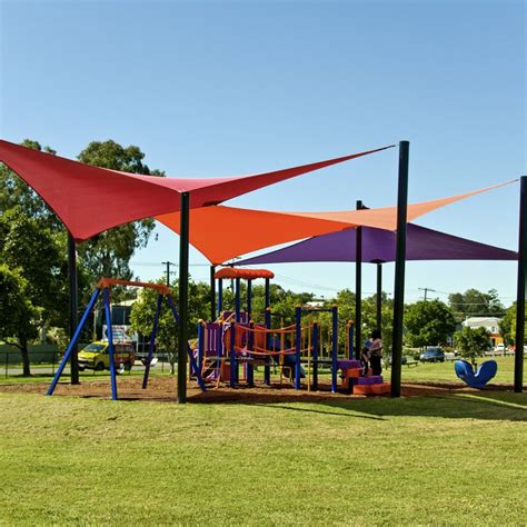 Shade Structures for Playgrounds | Playing Equipment Shade Sails & Sun Protection