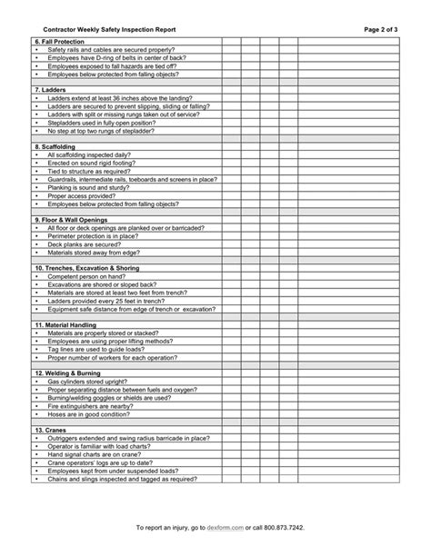 Safety Report Template | TUTORE.ORG - Master of Documents