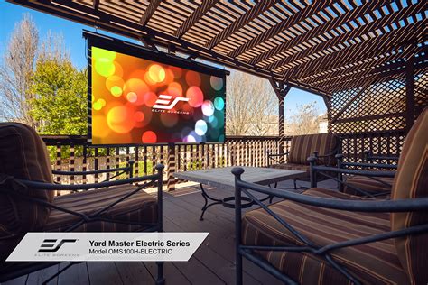 Yard Master Electric Series| DIY Backyard Movie Projector Screen