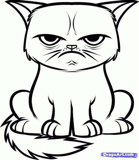 Image result for cats head drawing | Cat coloring book, Cat face drawing, Cat coloring page