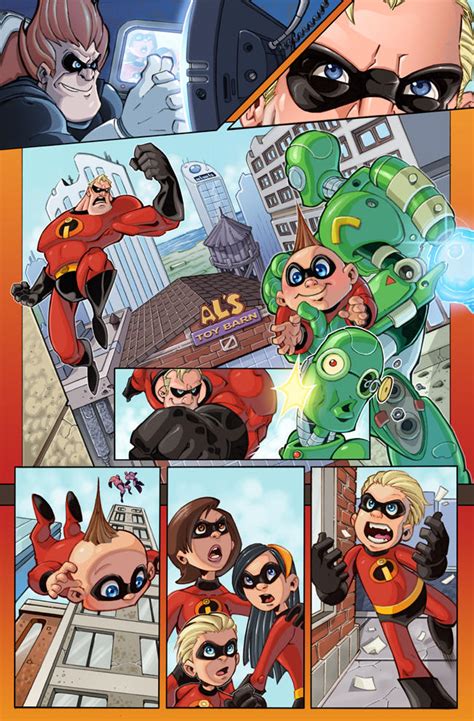 The Incredibles sample page by Red-J on DeviantArt