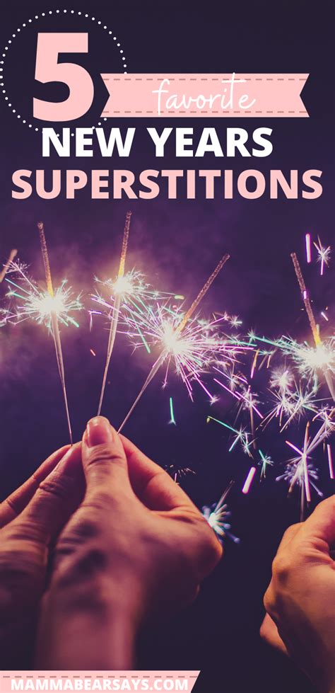 My 5 Favorite New Years Superstitions - Mamma Bear Says