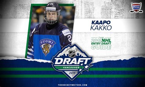 Kaapo Kakko - 2019 NHL Draft Prospect Profile - The Hockey Writers ...