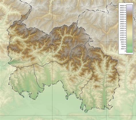 Maps of South Ossetia | Detailed map of South Ossetia in English ...