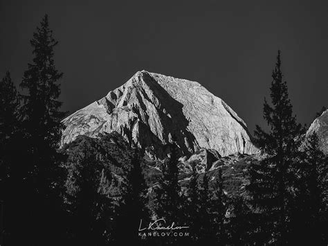 Mountain print black and white, Nature print by Luke Kanelov - | Nature prints, Mountain print ...