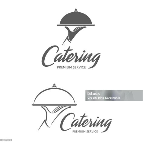 Vector Emblem Design Catering Service Stock Illustration - Download ...