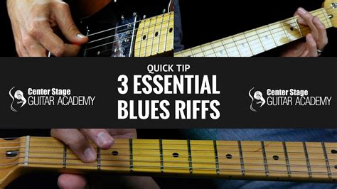 Essential Blues Riffs for Beginners - Must Know Blues Licks - YouTube