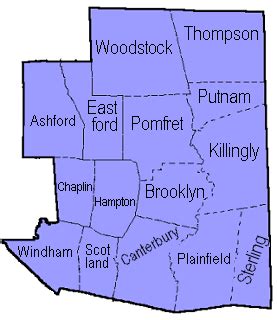 Map Of Windham County Ct - Kial Selina