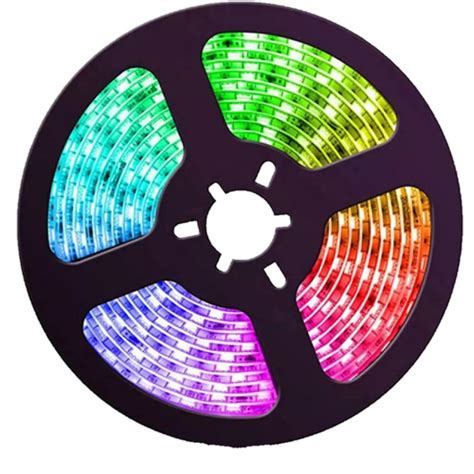 Jual LAMPU LED STRIP RGB 5050 300 L 5M WATERPROOF IP44 12V WARNA WARNI ...