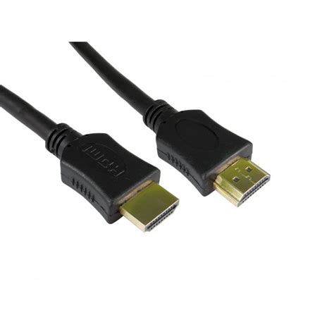 Cables Direct 2m HDMI 1.4 High Speed with Ethernet Cable in Black - 99HDHS-102 | CCL