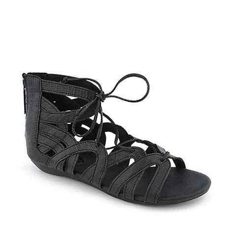 Shiekh York-S Women's Black Gladiator Sandals | Shiekh Shoes