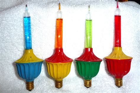 HUGE C7 VINTAGE BUBBLE LIGHTS NOMA TULIPS ALL WORKING BRIGHT BOLD COLORS -- Antique Price Guide ...