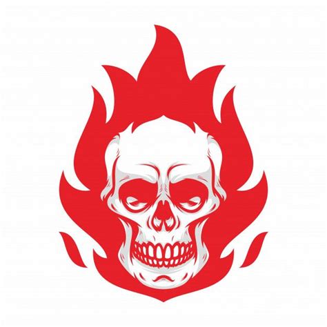 Premium Vector | Skull ghost rider road vector logo design illustration | Vector logo design ...