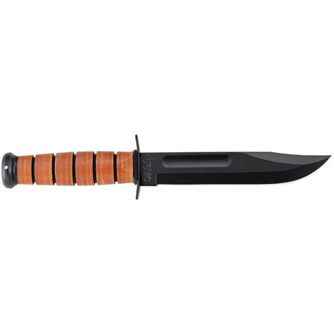 KA - BAR® Knife USMC Military-Style Full - Size Straight Edge Knife - 191156, Knives at ...