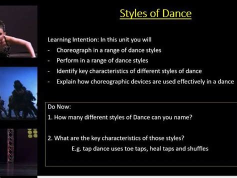 Styles of Dance | Teaching Resources