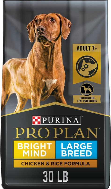 Purina Pro Plan Bright Mind Adult 7+ Large Breed Formula Dry Dog Food ...