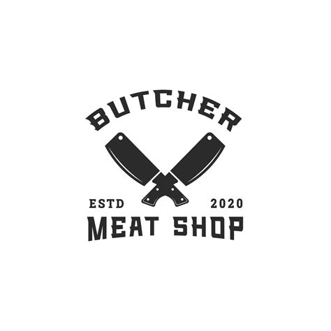 Butcher shop logo design template 5105802 Vector Art at Vecteezy