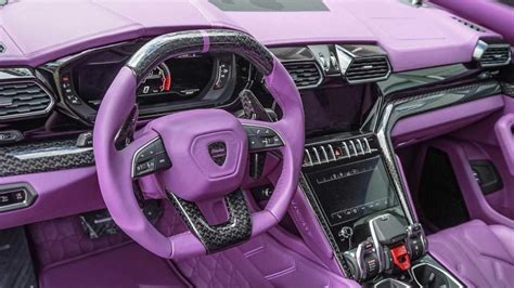 Mansory Urus Packs Properly Purple Interior