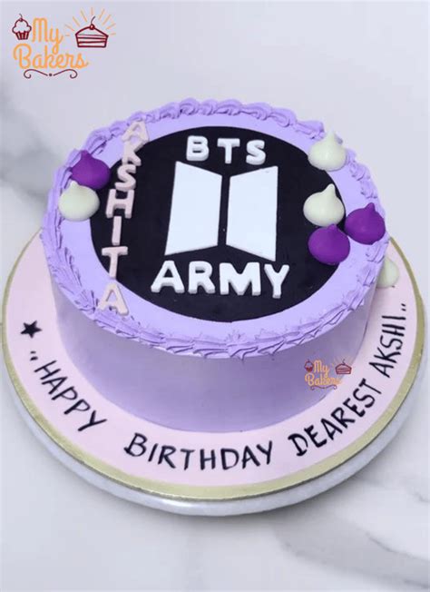 Shop for Fresh BTS Army Theme Cake online - Mangalore