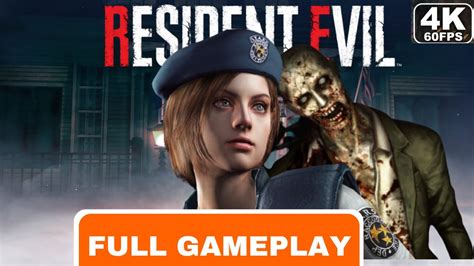 Resident Evil 1 HD Remaster Full Game Walkthrough No Commentary 4K ...