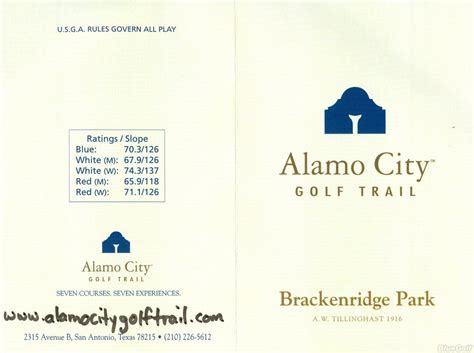 Alamo City Golf Trail - Brackenridge Park - Course Profile | Course ...