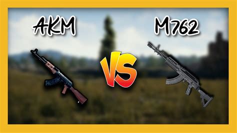 M762 VS AKM COMPARISON PUBG MOBILE | DETAILED COMPARISON | WHICH GUN IS ...