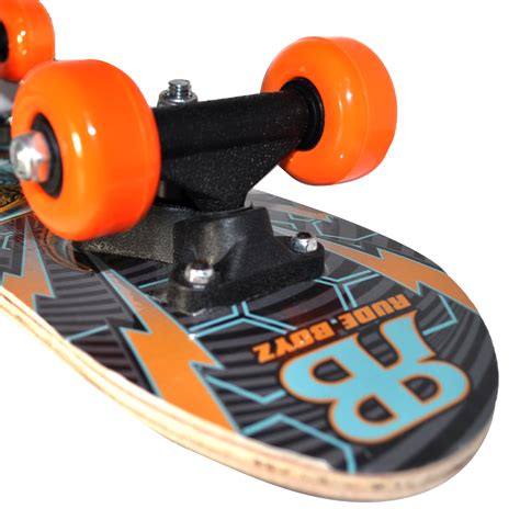 RudeBoyz 17 Inch Mini Wooden Cruiser Beginner Skateboard for Toddlers & Children | eBay