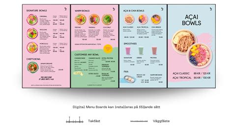 Digitala menyskärmar för restauranger och caféer, kontakta oss