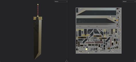 Buster Sword Final Fantasy VII Zack Fair 3D Model $6 - .obj .fbx .ma ...