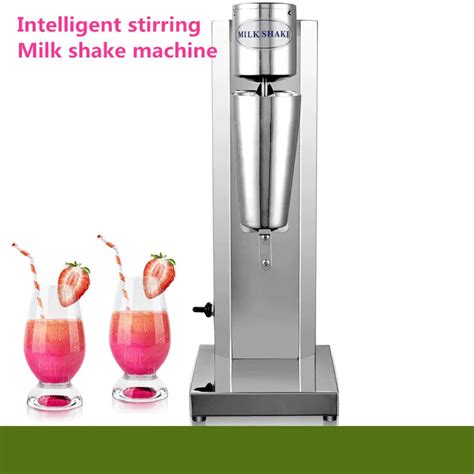 Stainless steel commercial single head milkshake machine tea shop special mixer milk foam tea ...