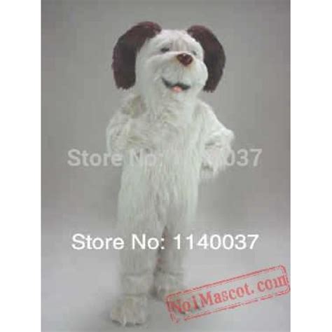 Long Hair Plush Material Shaggy Dog Mascot Costume