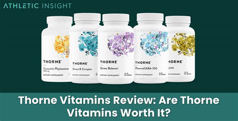 Thorne Vitamins Review [currentyear]: Are Thorne Vitamins Worth It? - Athletic Insight