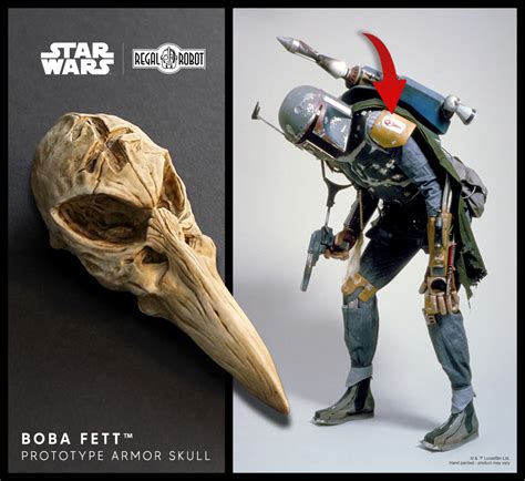 NEW! That's no Mysthosaur! Boba Fett's prototype skull symbol! - Regal Robot