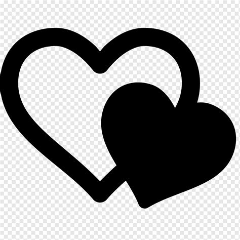 Computer Icons Heart Symbol, heart line, love, heart, silhouette png | PNGWing