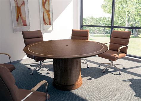 Essent Custom Round Meeting Table