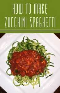 Zucchini Spaghetti Recipe - The Crafty Designer