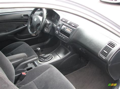 Black Interior 2004 Honda Civic EX Coupe Photo #39774442 | GTCarLot.com