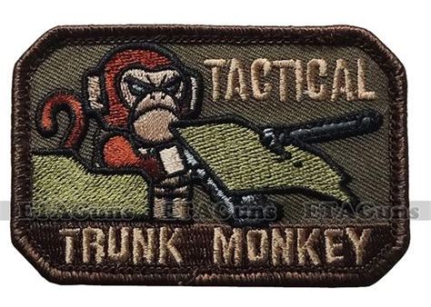 MilSpec Tactical Trunk Monkey Multicam USA Military Combat Army Morale Patch | Funny patches ...